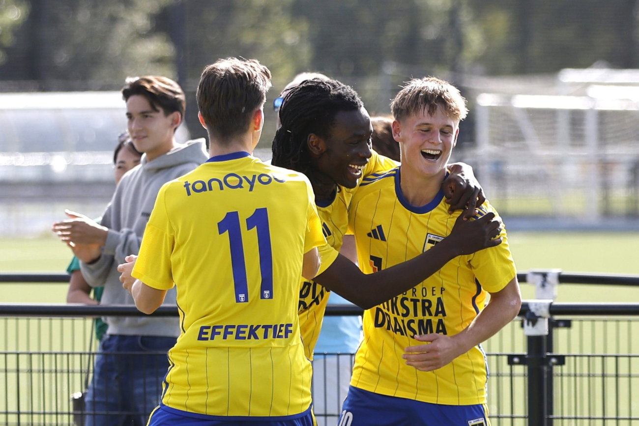 Overzicht jeugdopleiding: drie overwinningen en twee nederlagen