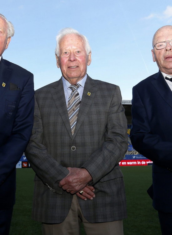 Drie oud-bestuurders op het veld