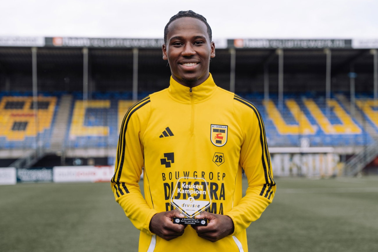 Tyrique Mercera wint Speler van de Week-trofee