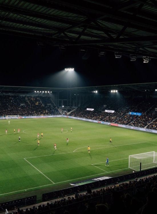 Avondwedstrijd in het Kooi Stadion