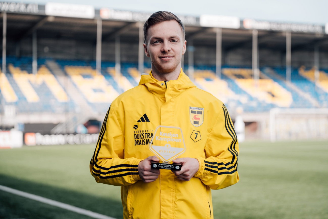 Remco Balk wint Speler van de Week-trofee