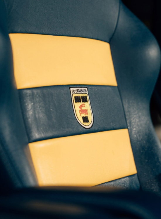 Stadionstoel met Cambuur-logo