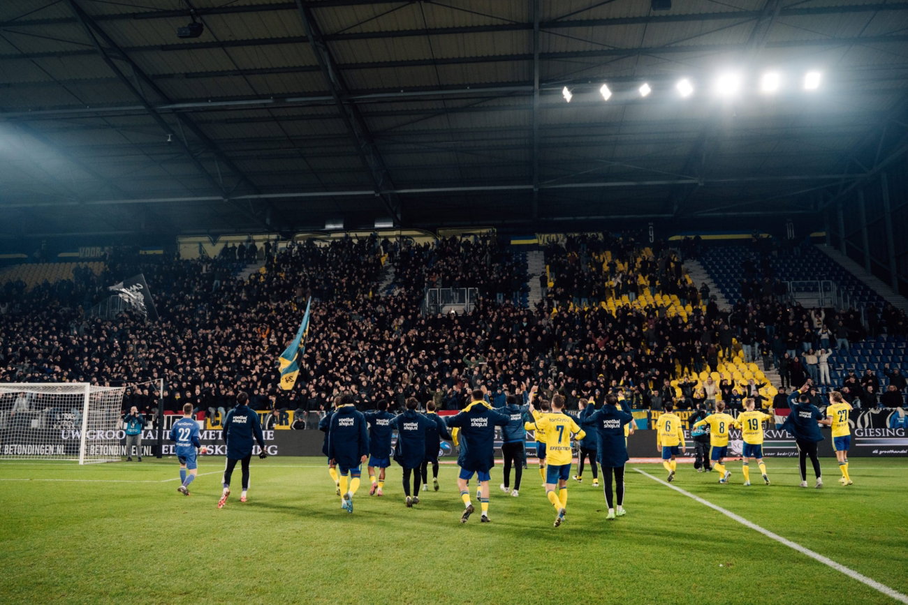 Noord-tribune voor thuiswedstrijd tegen VVV-Venlo uitverkocht