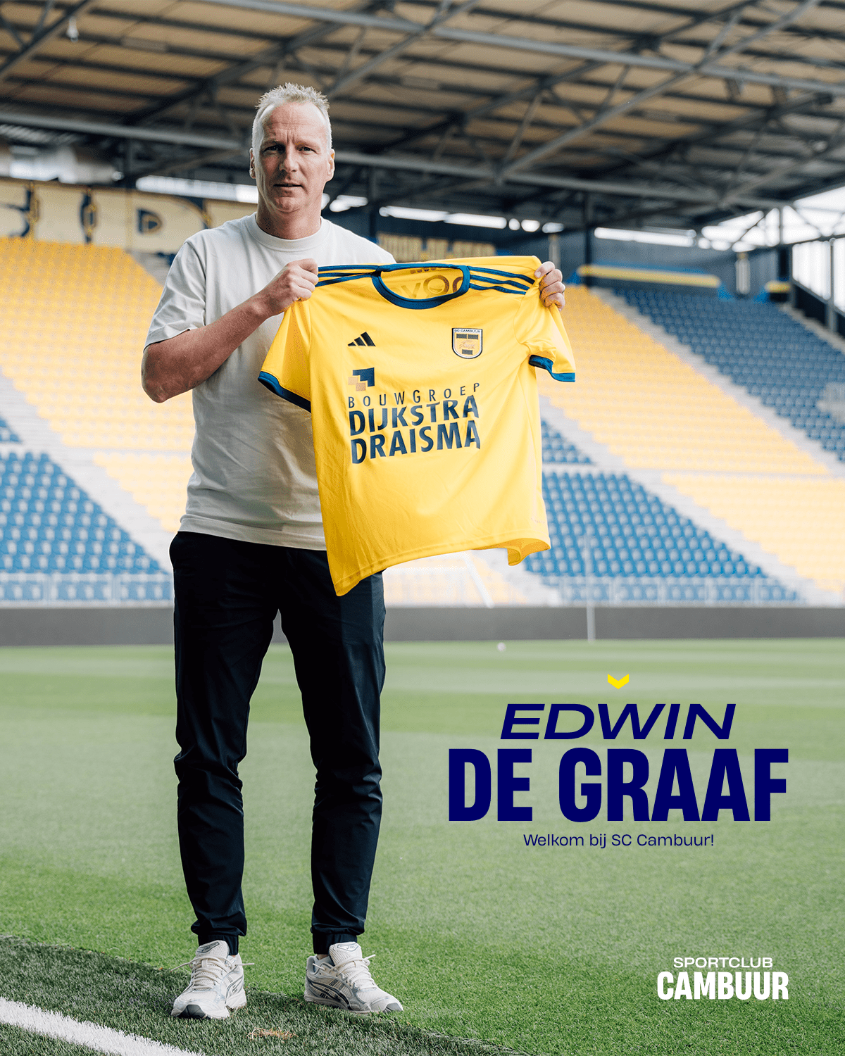 Edwin de Graaf nieuwe assistent-trainer SC Cambuur