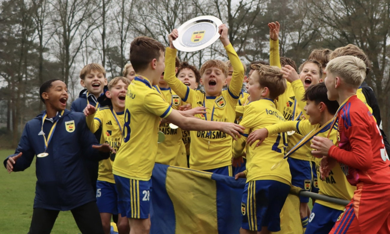 SC Cambuur O13 kampioen najaarscompetitie