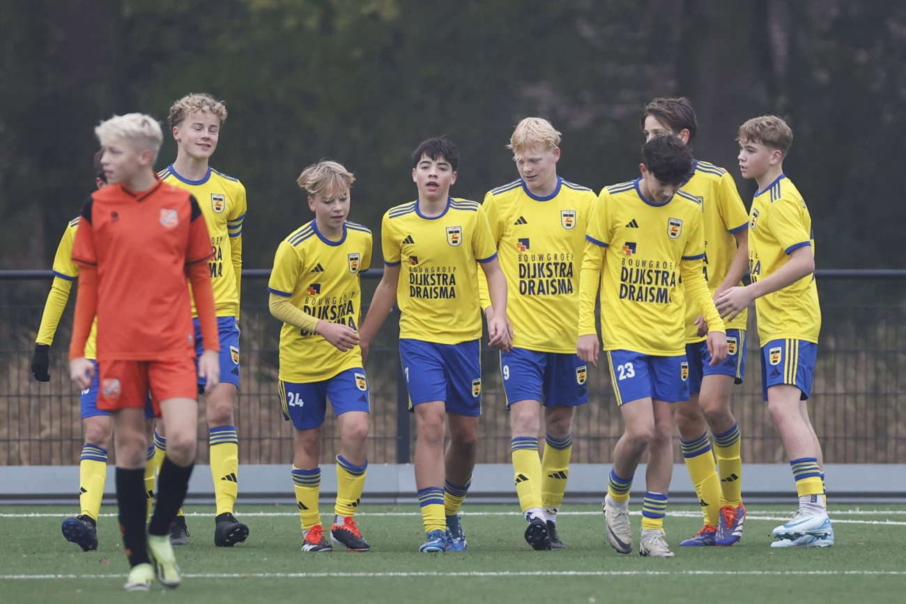 Overzicht jeugdopleiding: drie zeges en drie gelijke spelen