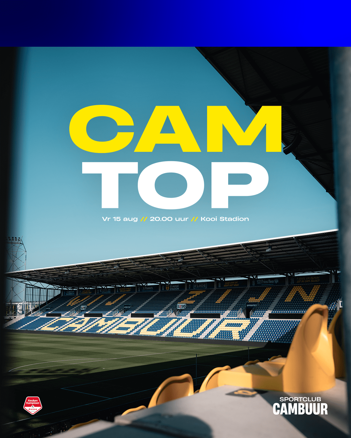 MATCHDAY: SC Cambuur – TOP Oss