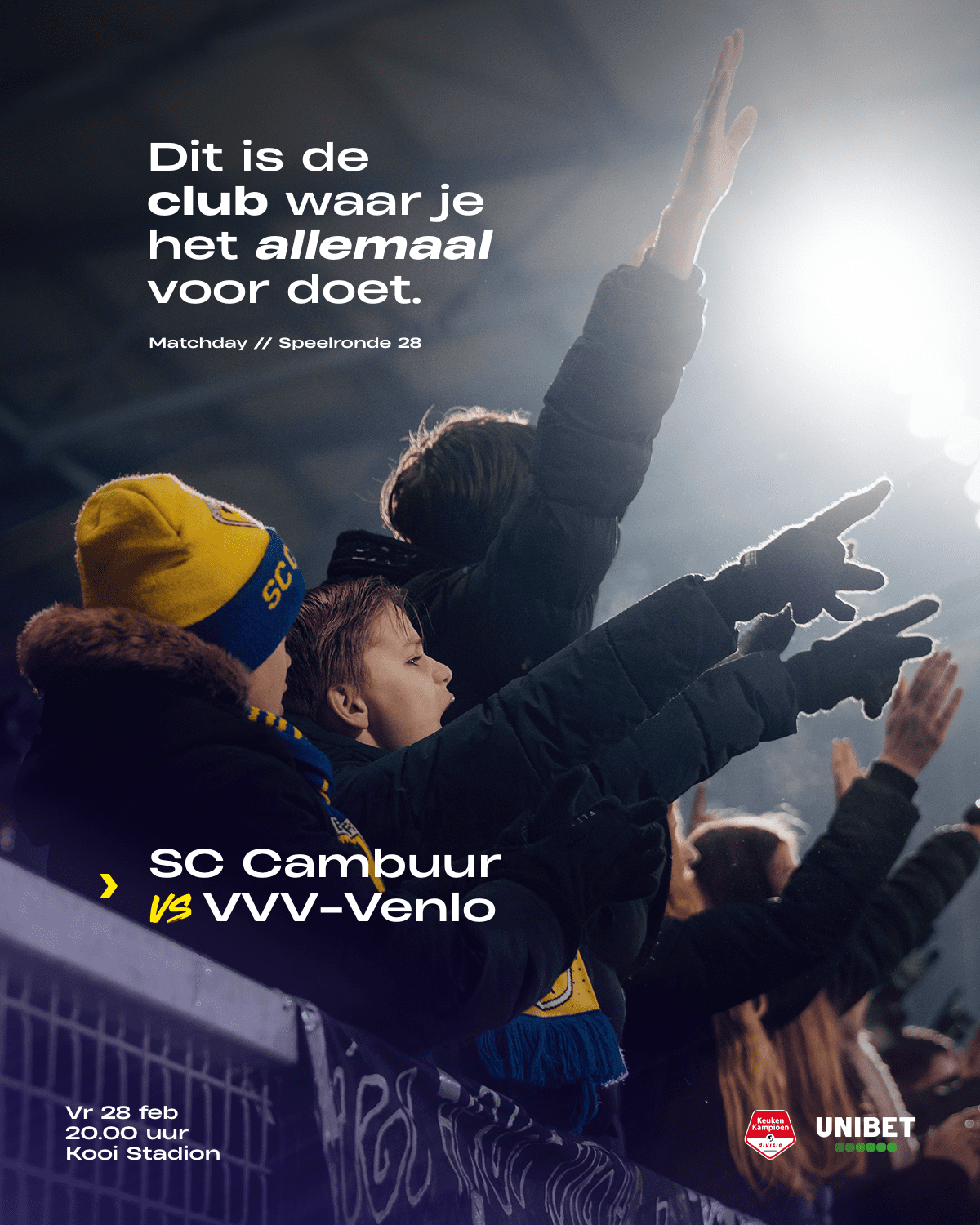 MATCHDAY: SC Cambuur – VVV-Venlo