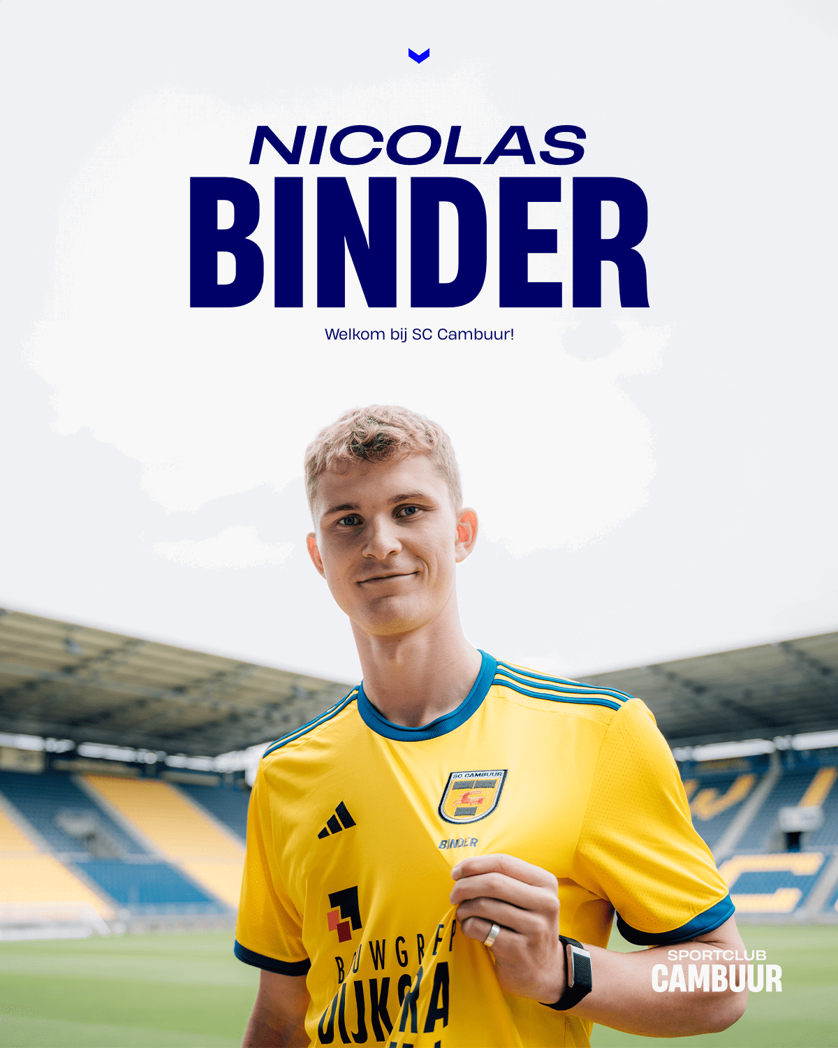 Oostenrijke spits Nicolas Binder komt SC Cambuur versterken