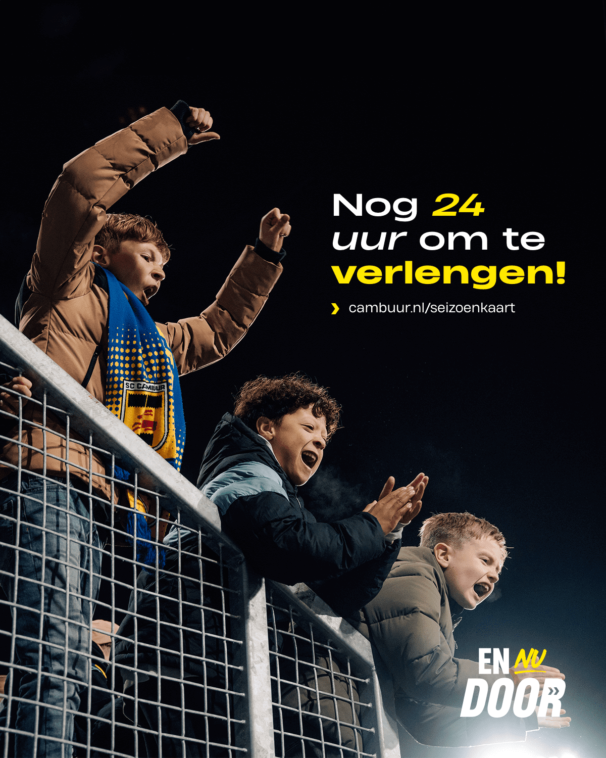 Nog precies 24 uur om te verlengen!