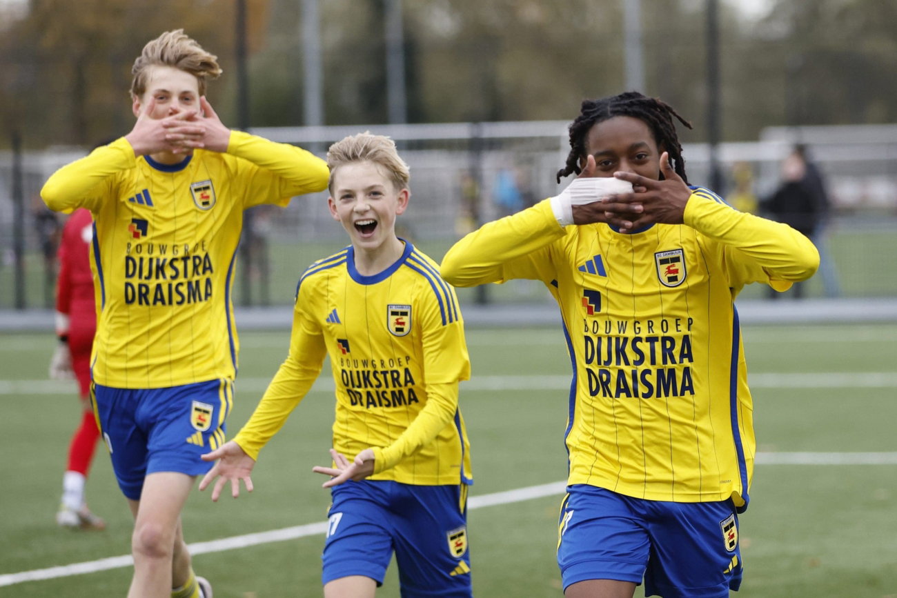 Overzicht jeugdopleiding: O15 naar kwartfinale beker