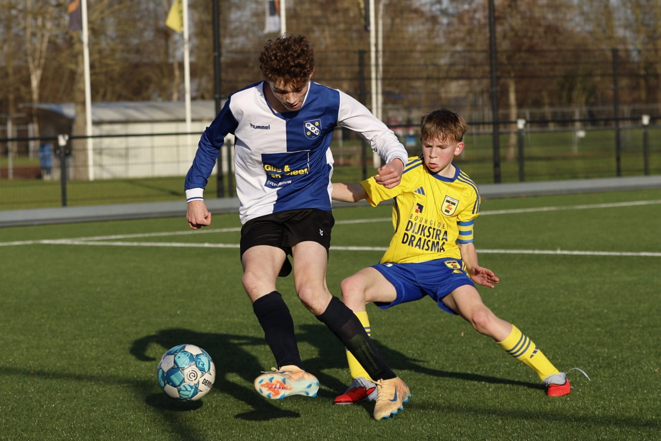 Overzicht jeugdopleiding: winst voor O15 en verlies voor O14