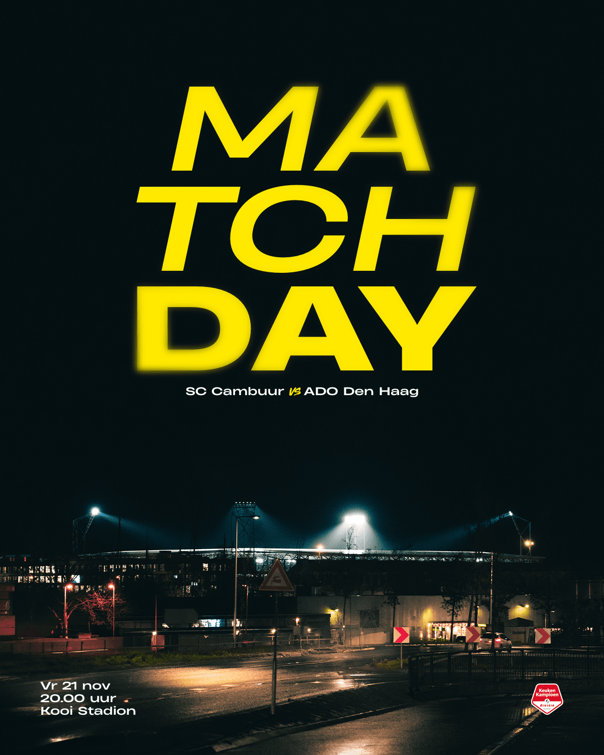 MATCHDAY: SC Cambuur – ADO Den Haag
