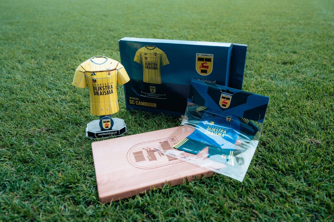 Volop korting en nieuwe merchandise in de Fanshop