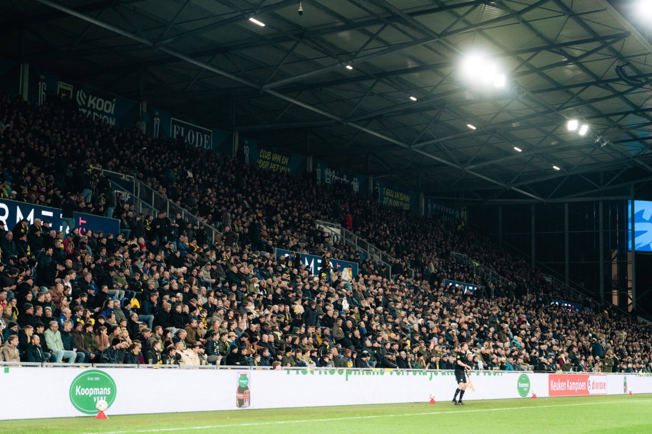 Kooi Stadion helemaal uitverkocht voor thuiswedstrijd tegen Vitesse
