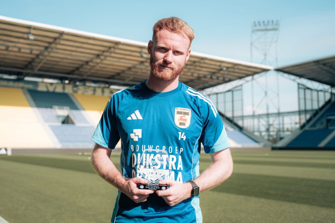 Jort van der Sande wint Speler van de Week-award