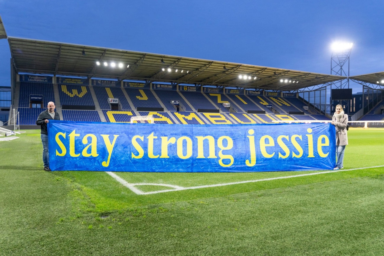 Volksclub in actie voor vrijwilliger Jessie