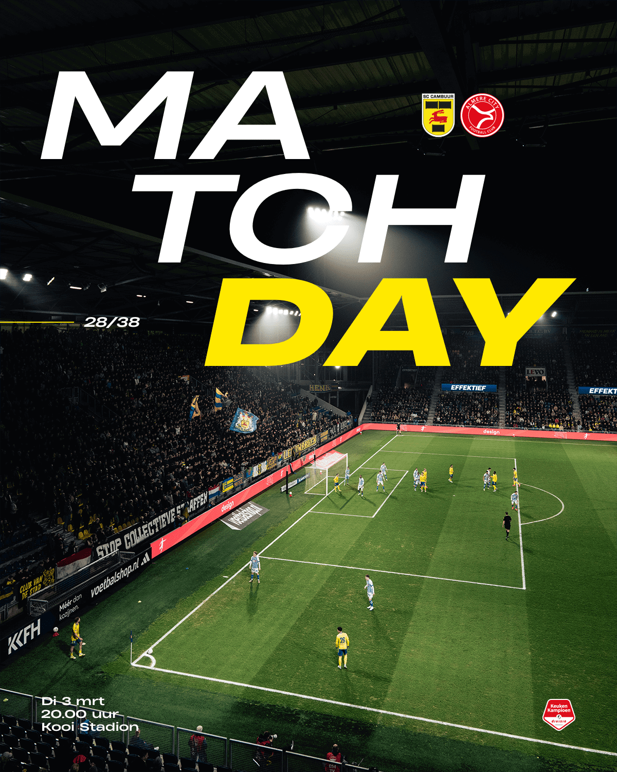 MATCHDAY: SC Cambuur – Almere City FC