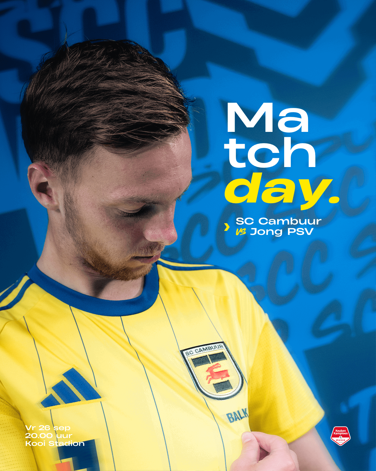 MATCHDAY: SC Cambuur – Jong PSV
