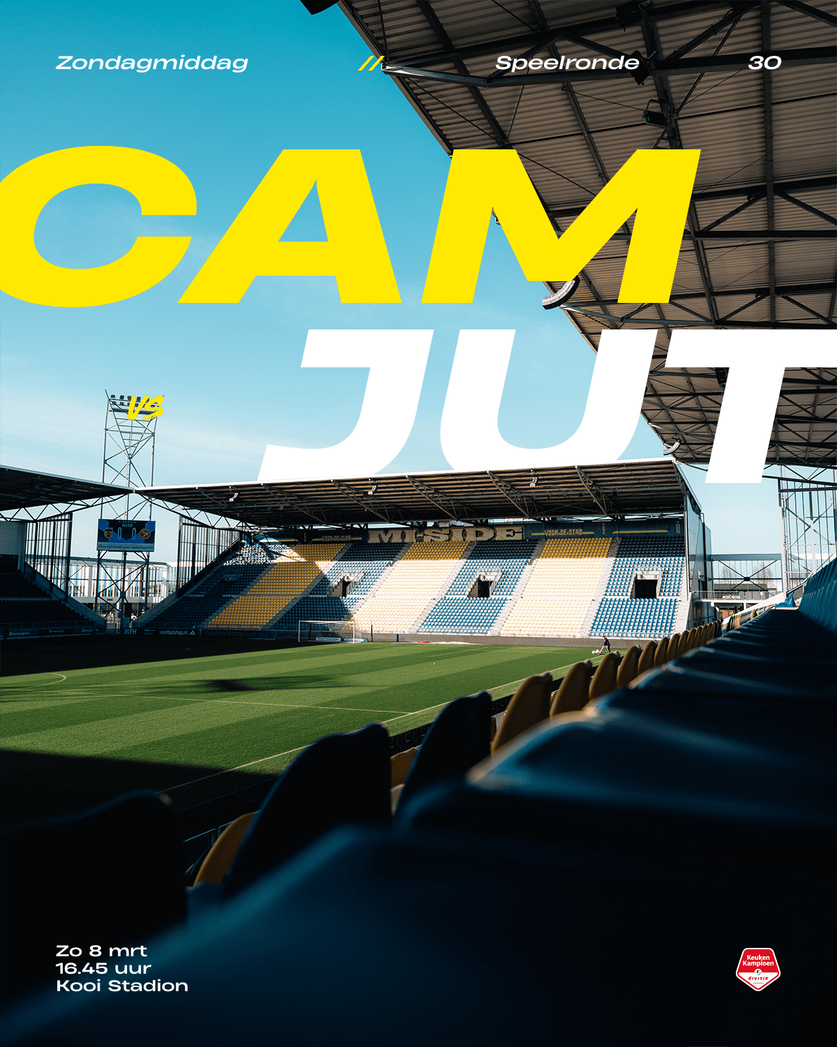MATCHDAY: SC Cambuur – Jong FC Utrecht