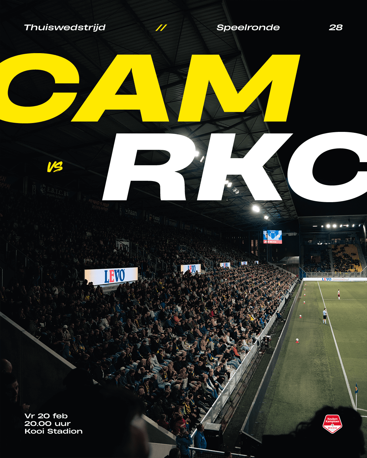 MATCHDAY: SC Cambuur – RKC Waalwijk