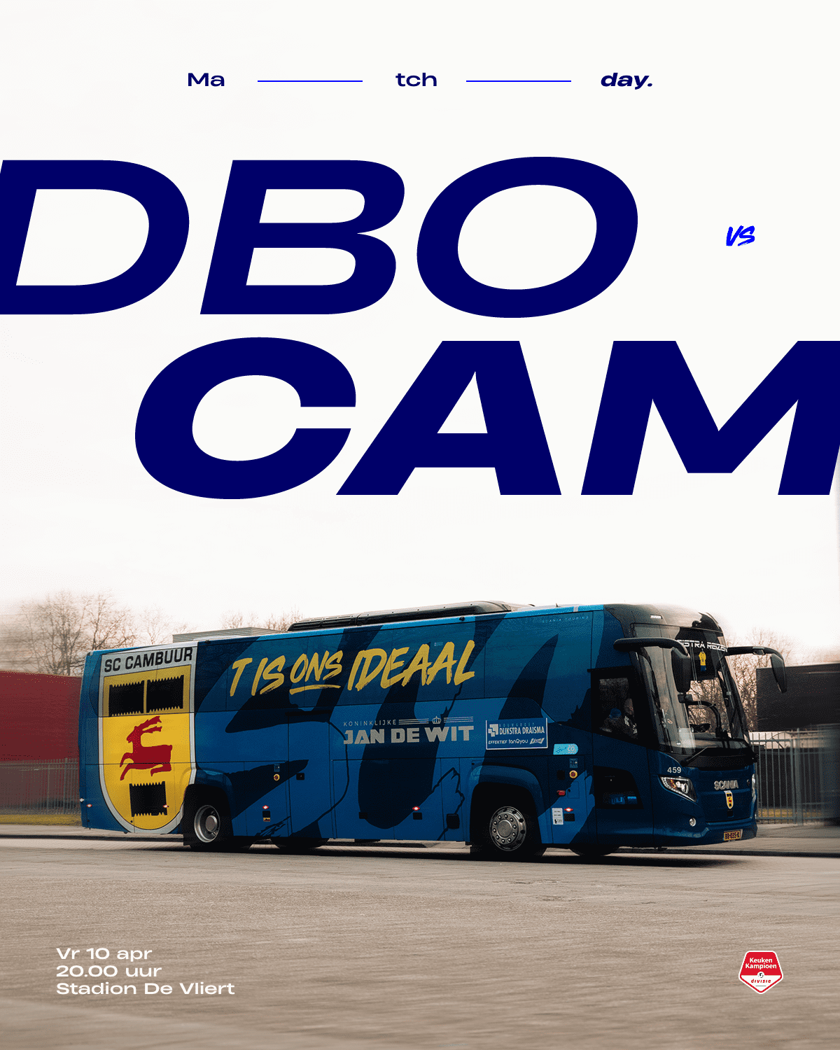 MATCHDAY: FC Den Bosch – SC Cambuur