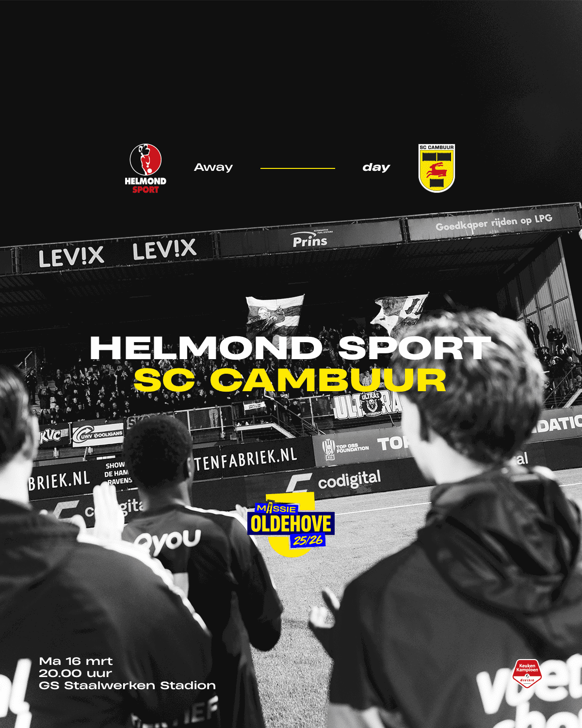 MATCHDAY: Helmond Sport – SC Cambuur