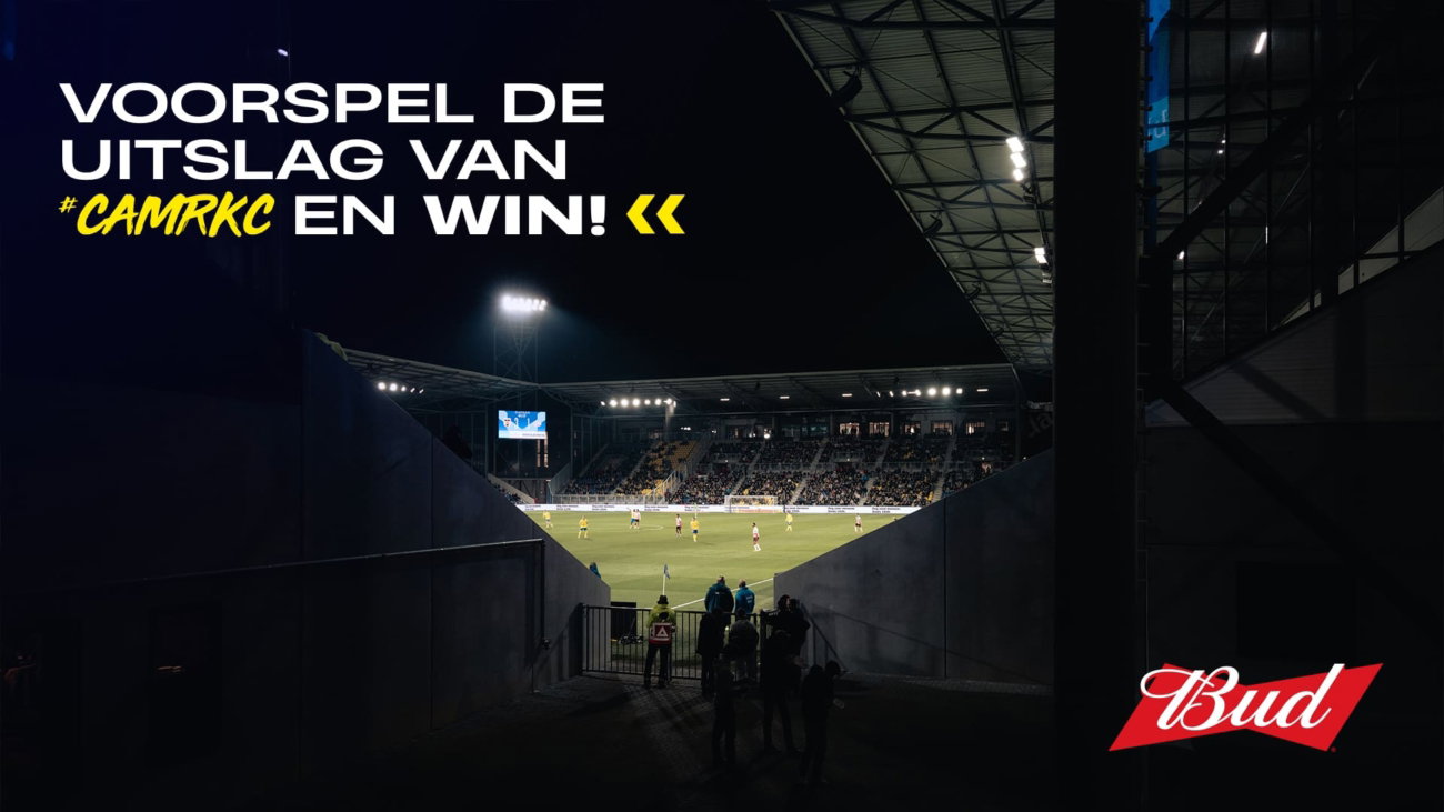 Voorspel de uitslag van SC Cambuur – RKC Waalwijk en win een Bud-prijzenpakket