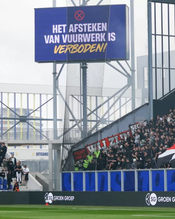 Bord Het afsteken van vuurwerk is verboden