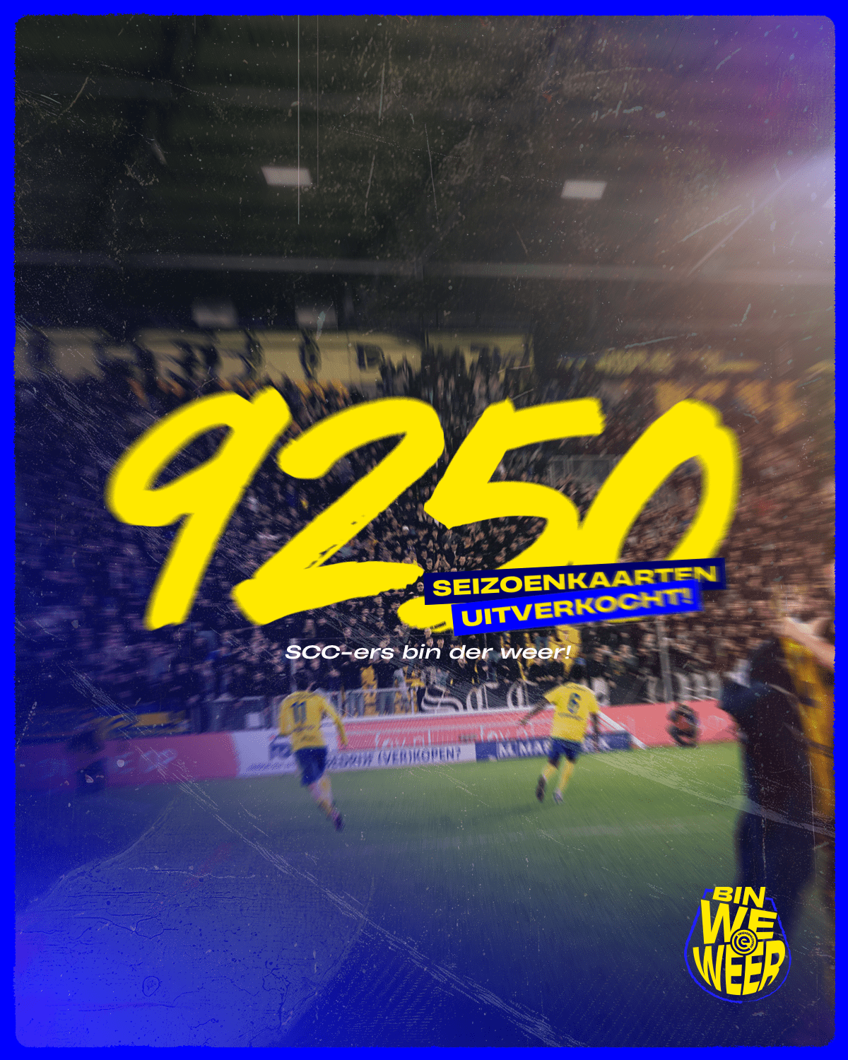 Seizoenkaarten seizoen 2026/2027 UITVERKOCHT!