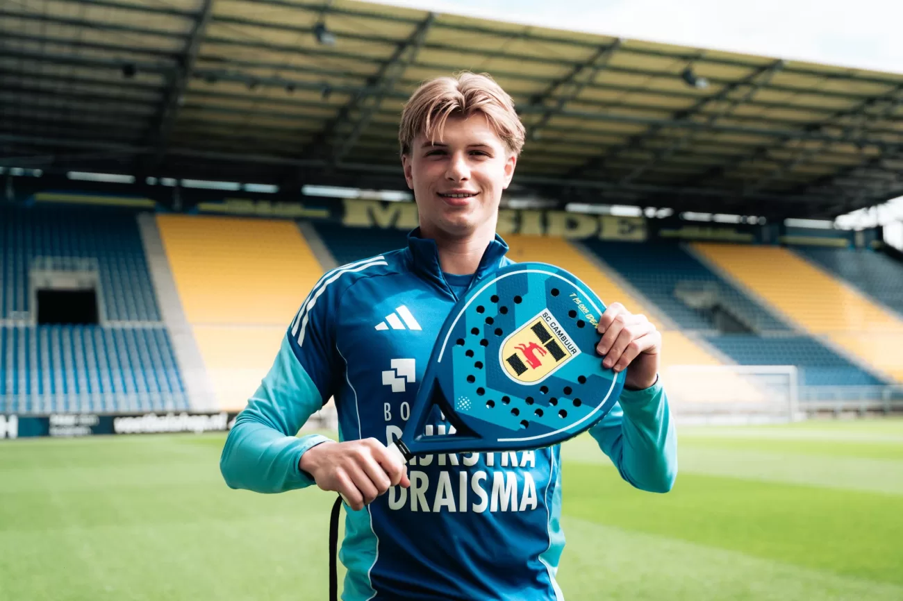 Nieuw in de Fanshop: het SC Cambuur padelracket