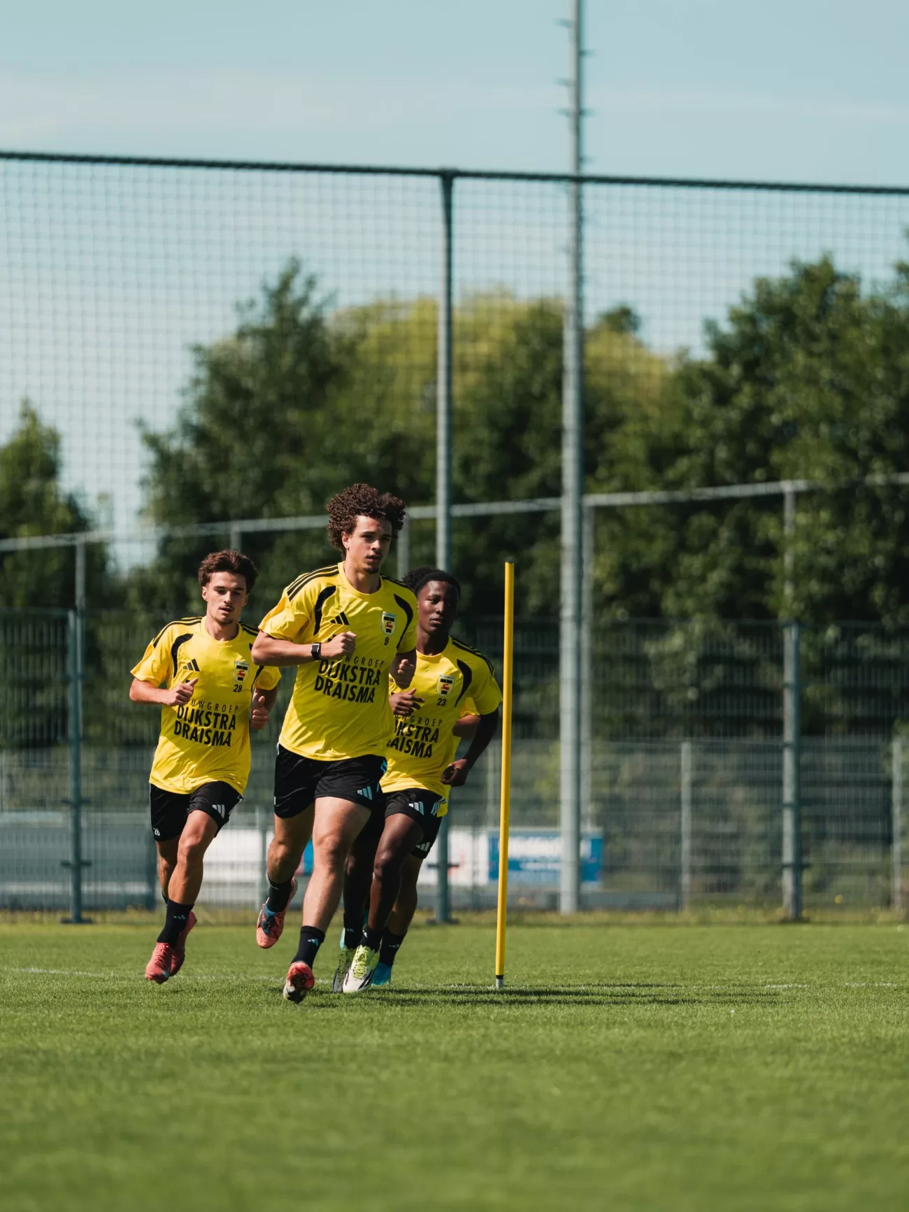 Dit is de selectie van SC Cambuur bij de eerste training van het seizoen