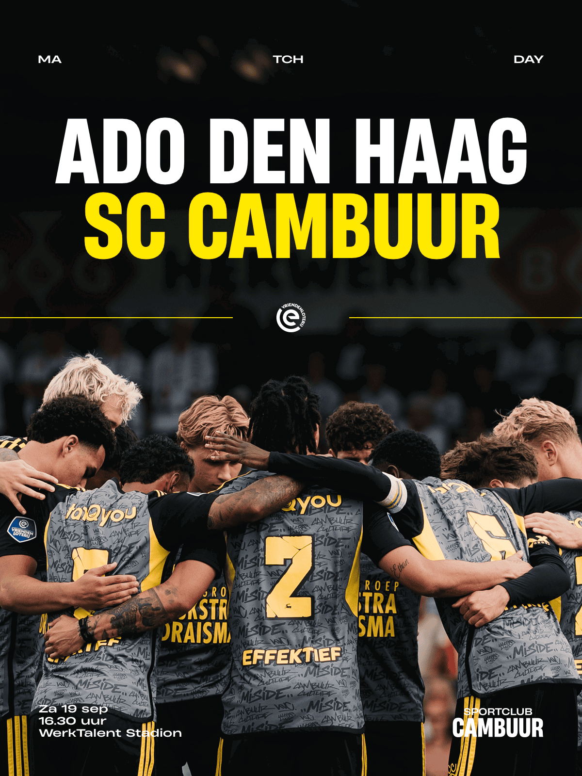 MATCHDAY: ADO Den Haag – SC Cambuur