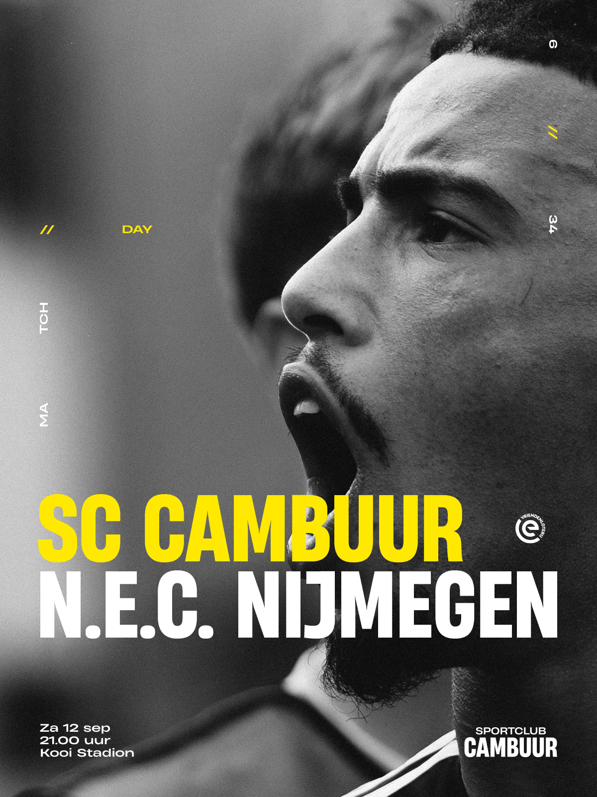 MATCHDAY: SC Cambuur – N.E.C. Nijmegen