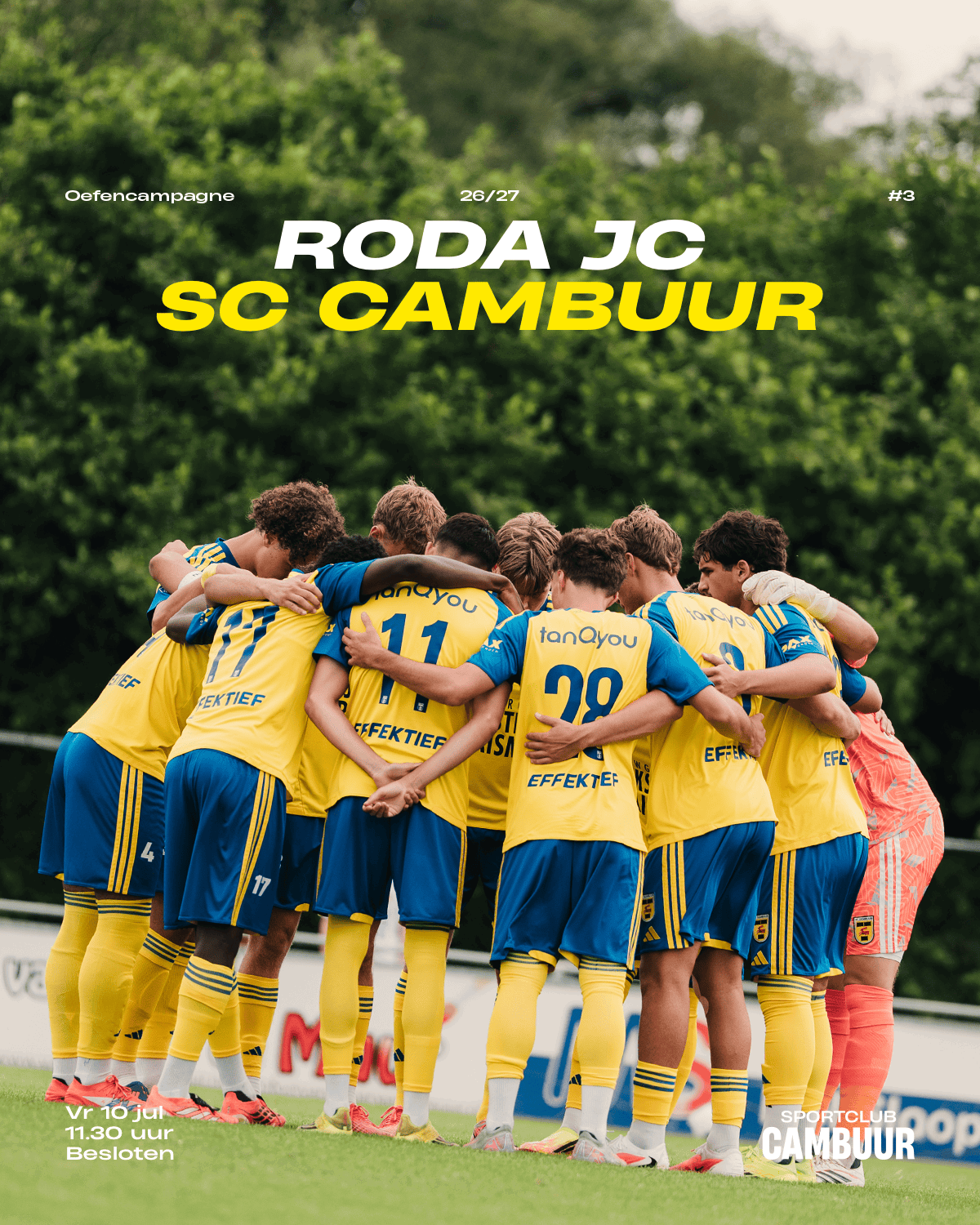 Livestream oefenduel Roda JC – SC Cambuur