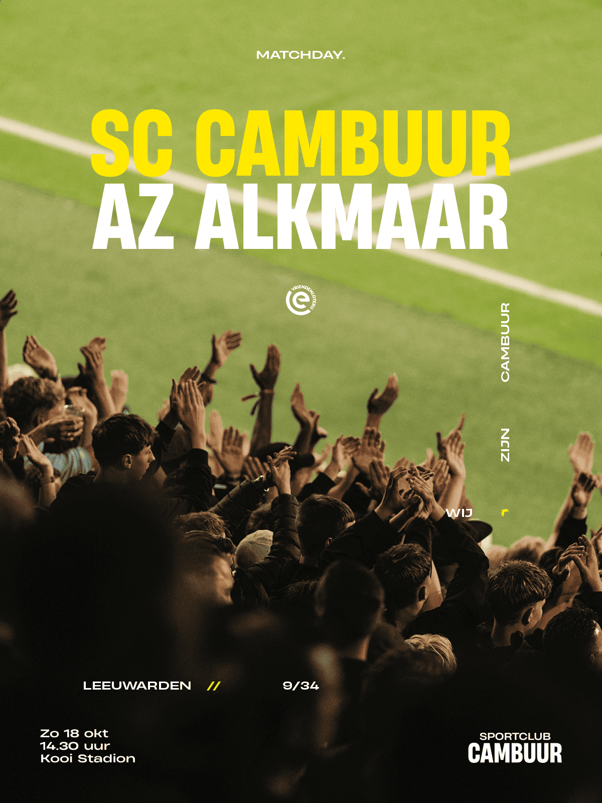 MATCHDAY: SC Cambuur – AZ