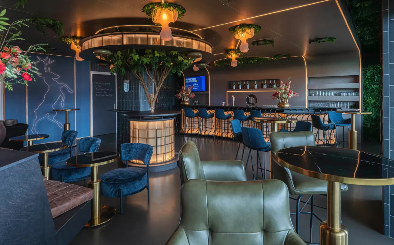 Zithoek in Skybox Treasure Lounge